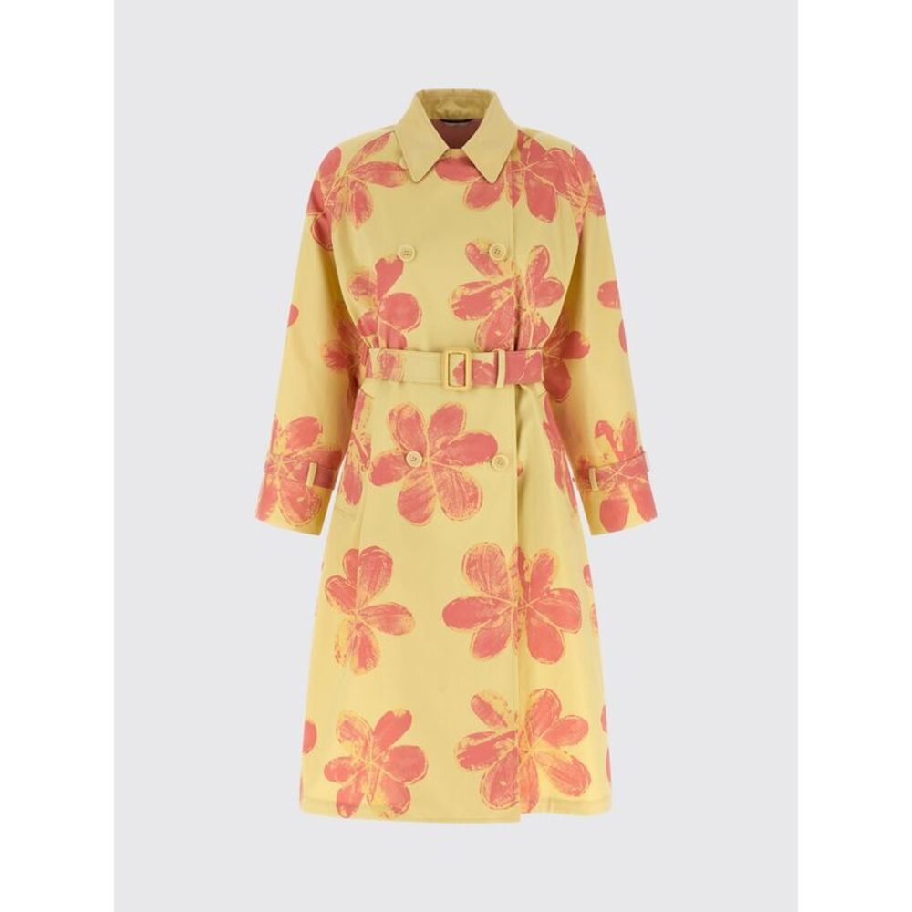 Weekend Max Mara Women Printed Cotton Trench Coat Weekend Max Mara